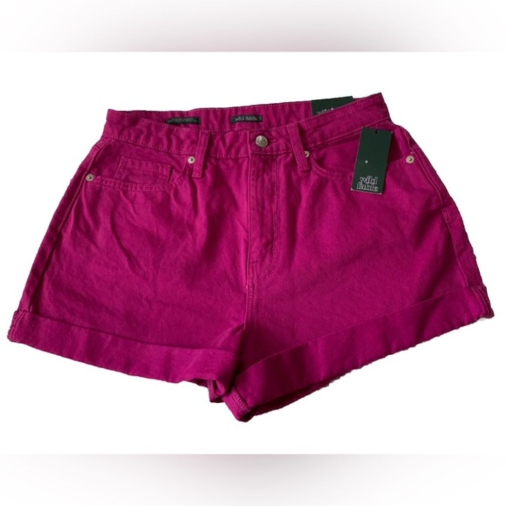 Wild Fable highest rise mom shorts.Vibrant purple color. Size 8/29